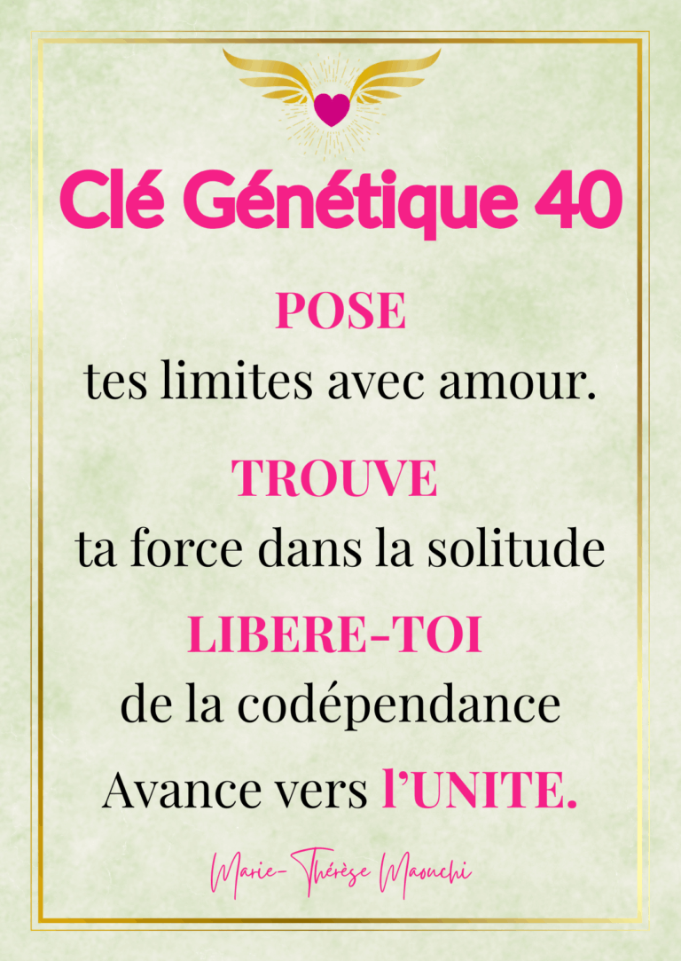 Clé Génétique 40